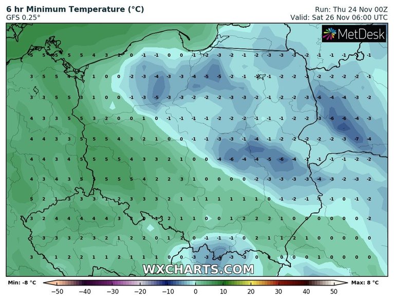 Temperatura będzie bardzo zróżnicowana