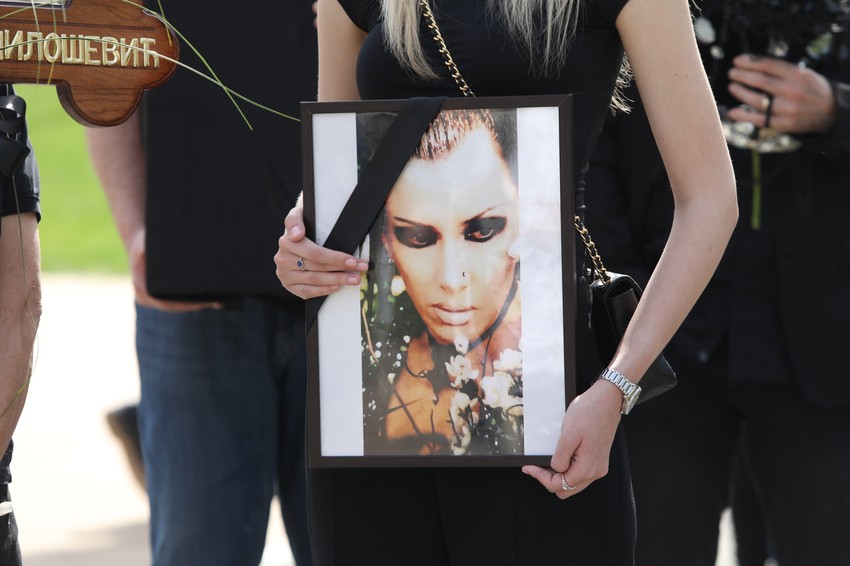 Sahrana Slađane Milošević 