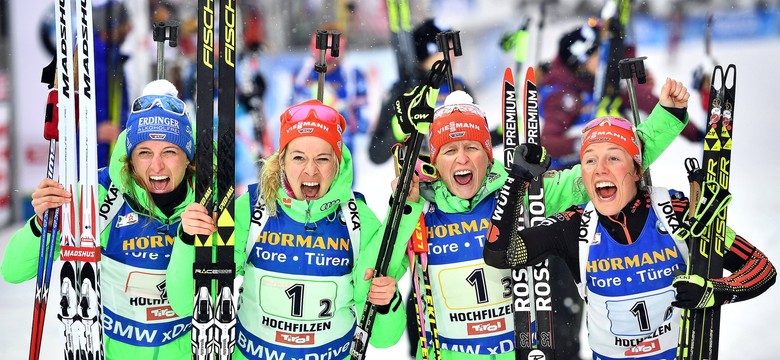 MŚ w biathlonie: Siódme miejsce Polek w sztafecie. Niemki nie miały sobie równych