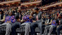 Stonebwoy makes an appearance at the Copper Box Arena to watch London Lions Vs Newcastle Eagles
