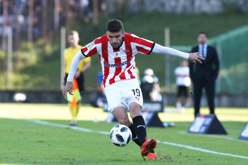 Pilka nozna. Ekstraklasa. Zaglebie Sosnowiec - Cracovia Krakow. 30.09.2018