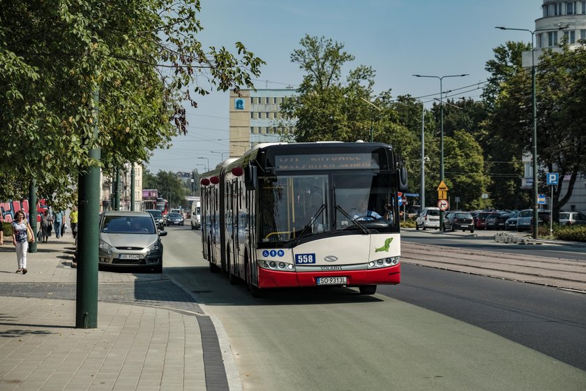 Sosnowiec. Pierwsze buspasy i inteligentne przejscia dla pieszych