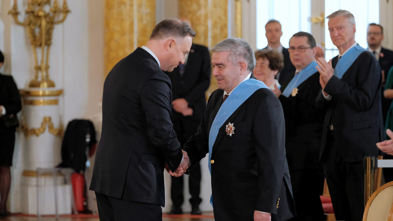 Antoni Libin-Libera odznaczony Orderem Orła Białego