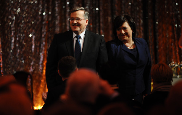 Prezydent Bronisław Komorowski podczas uroczystości. Gala wręczenia nagród św. Kamila, przyznawanych z okazji Światowego Dnia Chorego odbyła się 10 bm. w Muzeum Kolekcji im. Jana Pawła II w Warszawie. (jt/cat) PAP/Jacek Turczyk