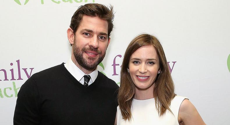 John Krasinski and Emily Blunt