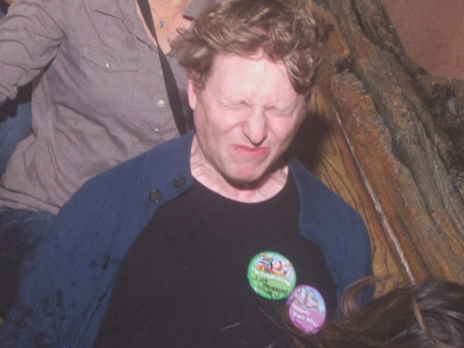 Disney's PhotoPass service lets you retrieve your ride photos straight from the app. Here's me on Splash Mountain. I promise I'm having a good time.