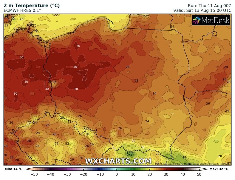 Będzie gorąco i upalnie