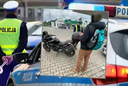 "Motocyklem boso przez Łódź". 34-latek zaskoczył policjantów luzackim stylem