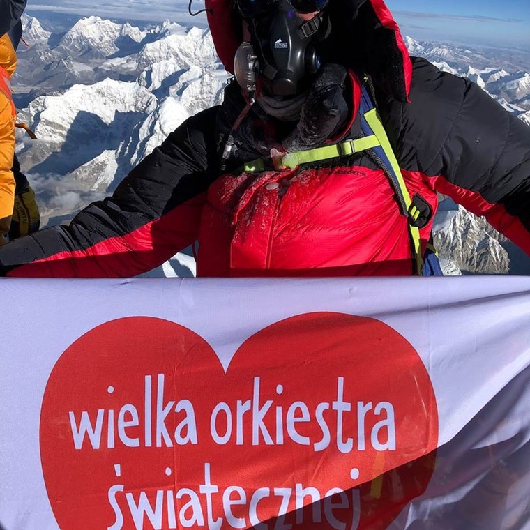 Kamil Suchoński na Mount Everest