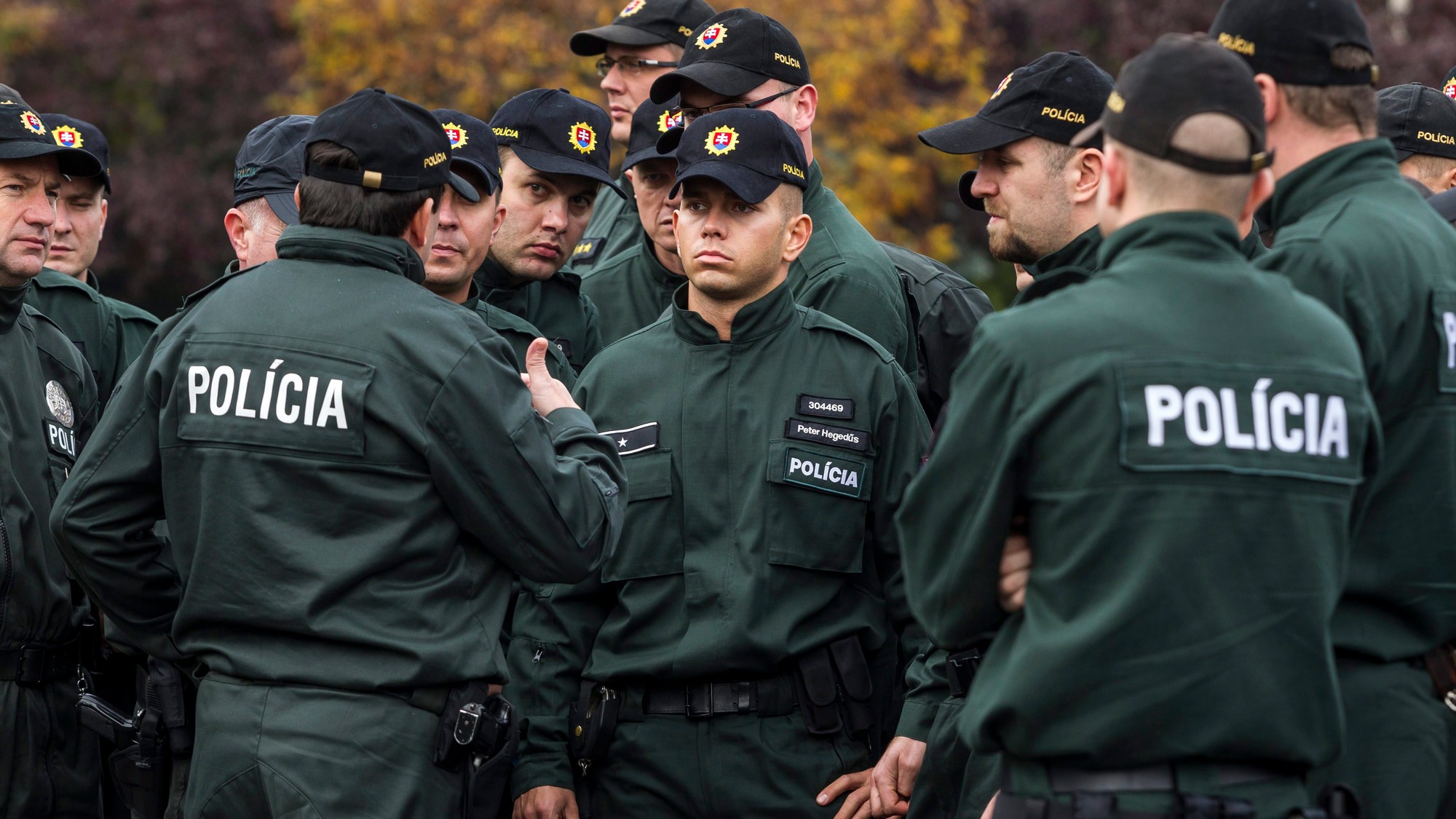 Slovenskí policajti v Budapešti