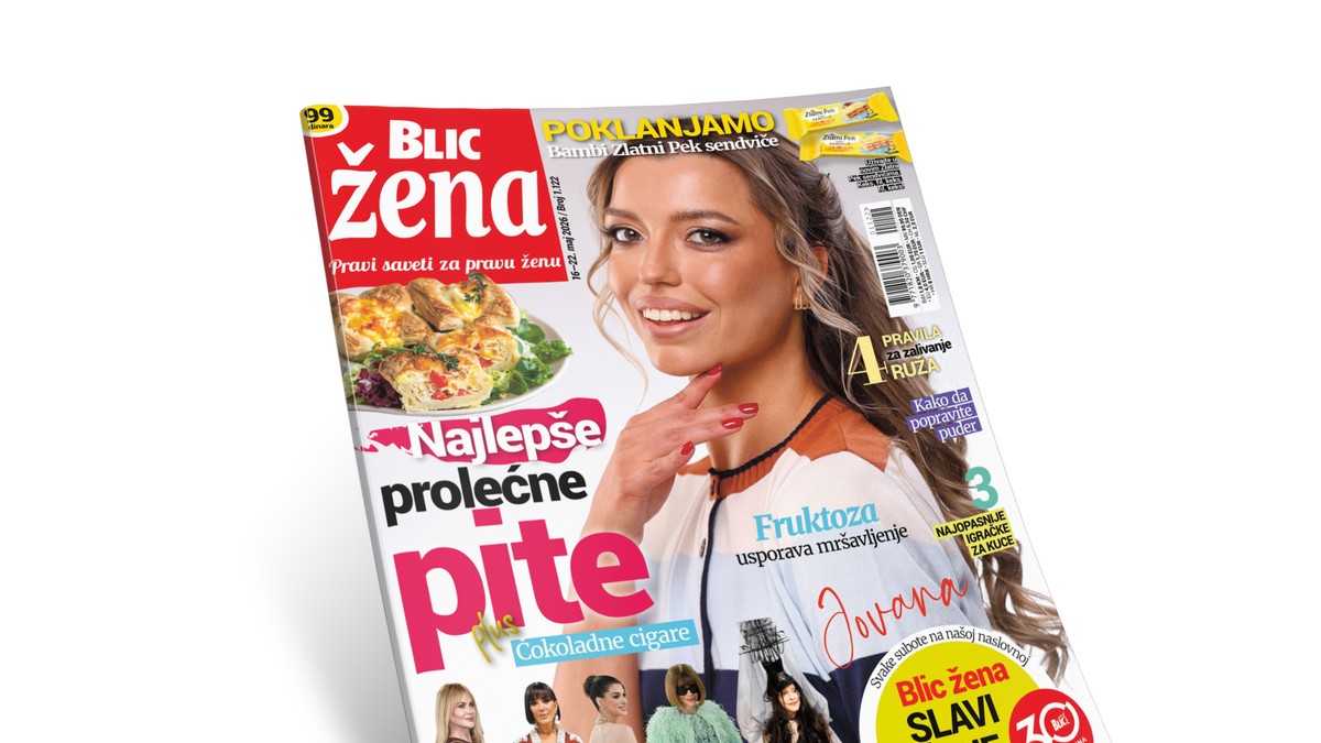 Od subote 16. maja u prodaji je novi broj "Blic žene", magazina koji se voli i čuva
