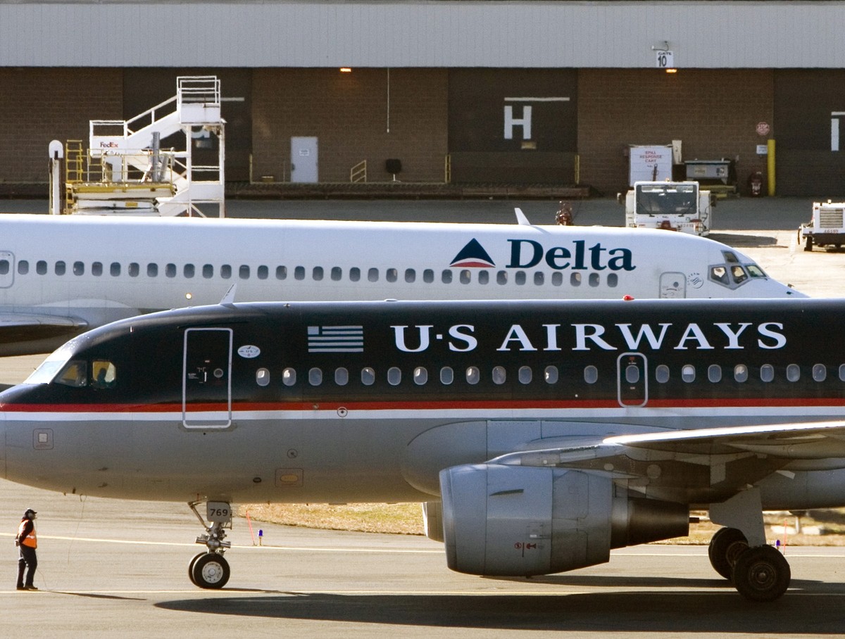 Samoloty Delta Air Lines i US Airways