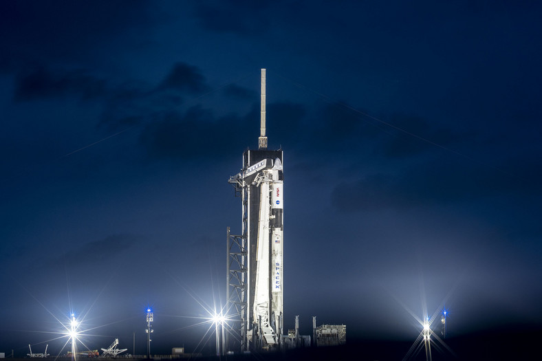 NASA SpaceX Crew-2 - zdjęcie ze startu misji