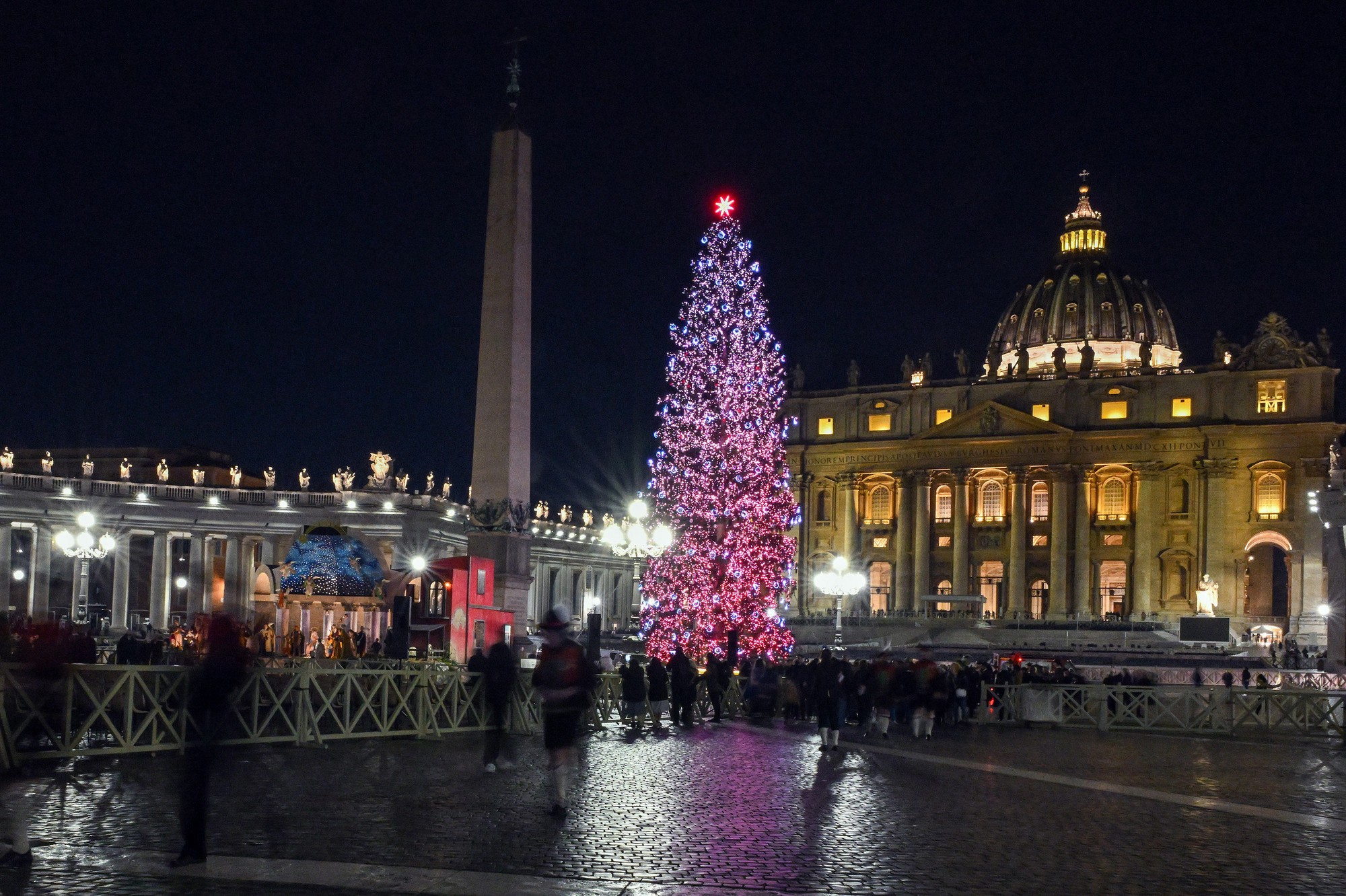 Stromček vo Vatikáne.