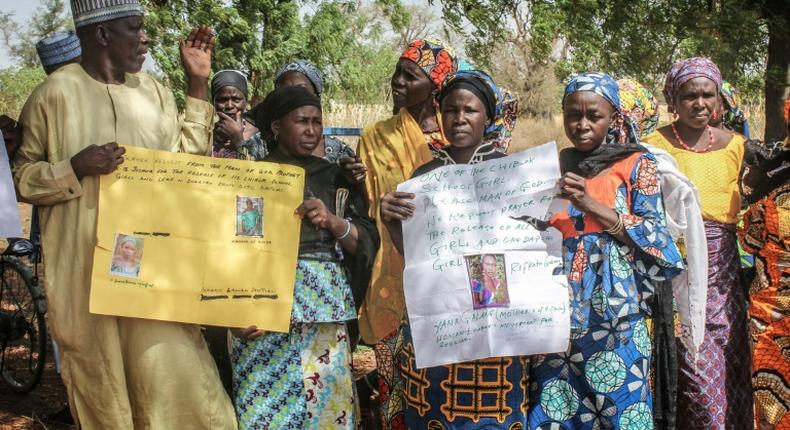 Parents and relatives of Chibok girls have relentlessly campaigned for their return since they were abducted by Boko Haram nearly seven years ago (image used for illustration) [AFP]