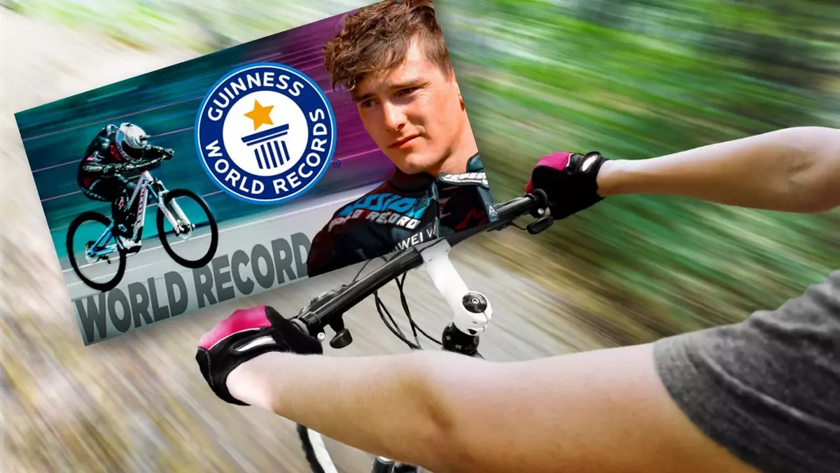 Rekord prędkości na rowerze. Elias Schwärzler pędził 272 km/h