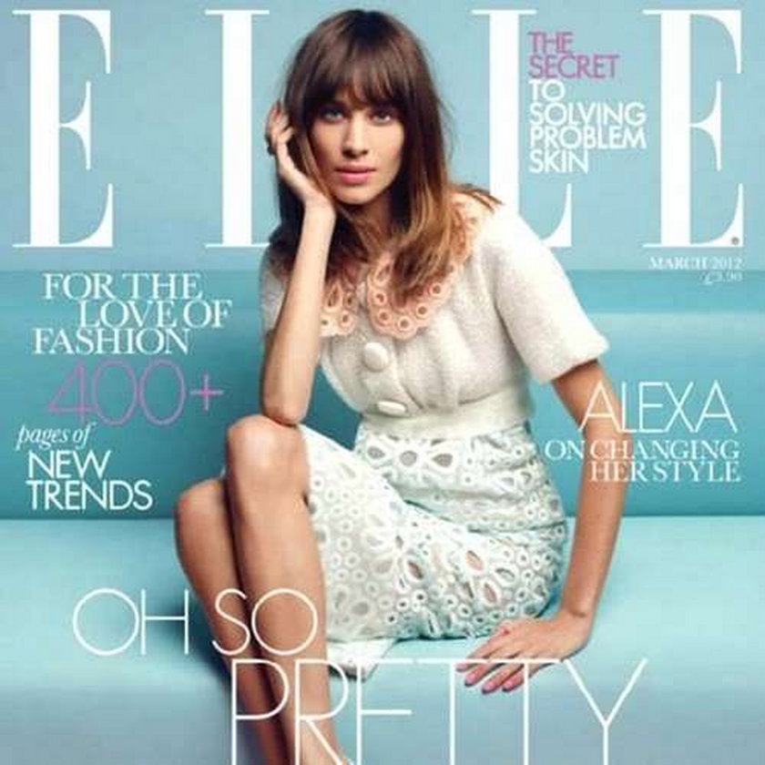 Alexa Chung Elle marzec 2012