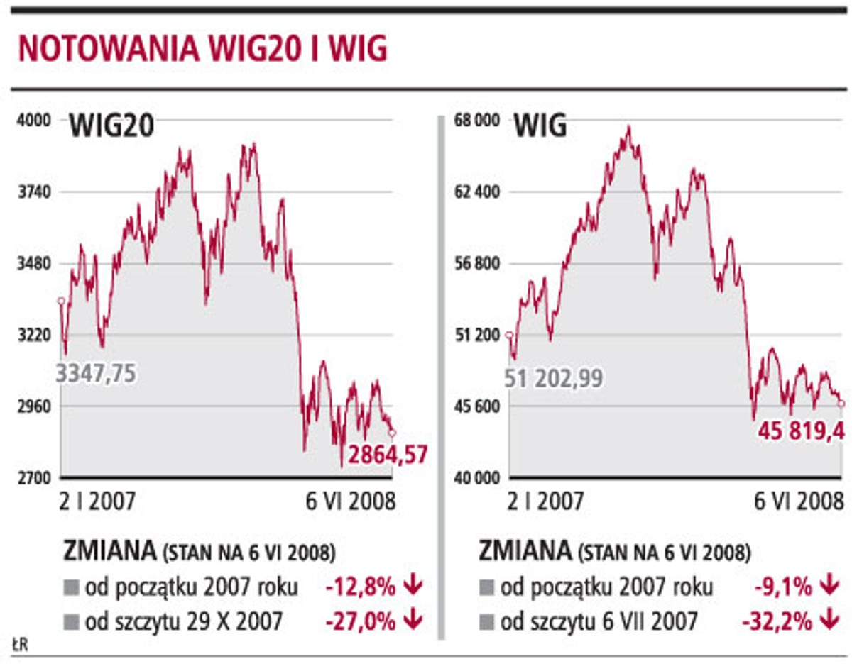 Notowania WIG20 i WIG