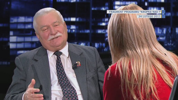 Wałęsa już w 2011 roku przyznał się Monice Olejnik, że podpisał. Zobacz WIDEO z programu