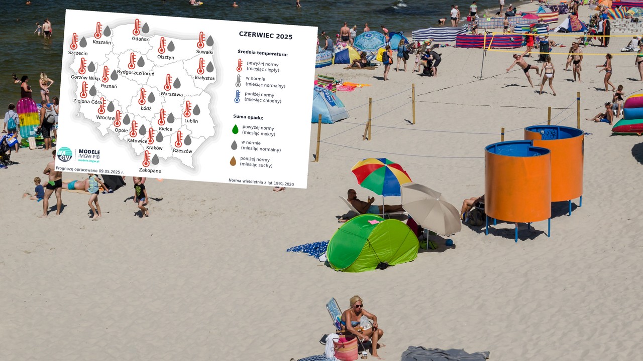 Jest najnowsza prognoza sezonowa IMGW. To nie będzie klasyczne lato w pogodzie [MAPY]
