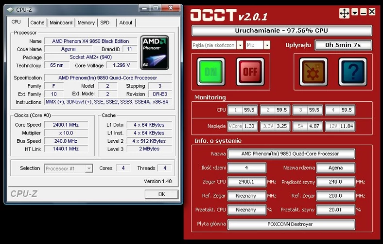 Stabilne HT 240 MHz