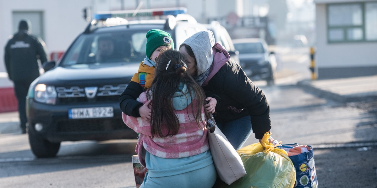 Wojna na Ukrainie. Ponad milion uchodźców dotarło do Polski.