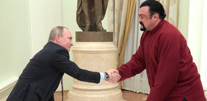 Steven Seagal z najwyższym odznaczeniem państwowym w Rosji. Putin uznał jego specjalne zasługi