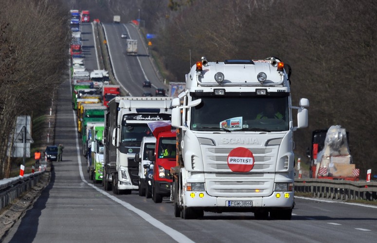 Protest przewoźników