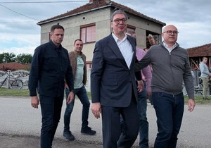 Aleksandar Vučić  i Miloš Vučević