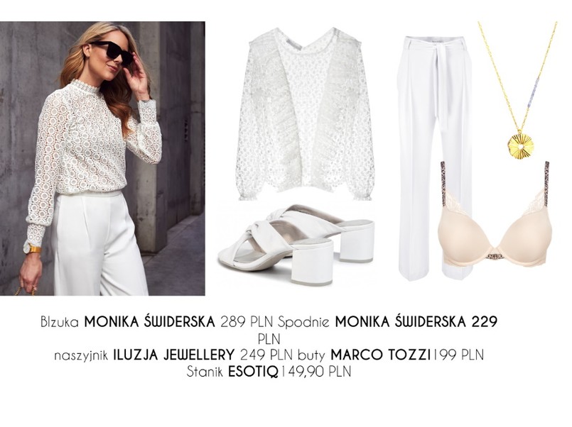 STYLIZACJE white total look na lato 2020