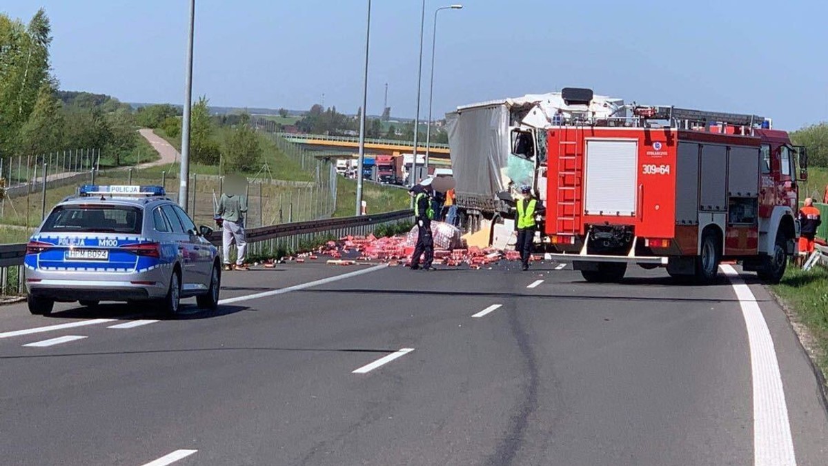 Wypadek na DK8. Kierowca miał ponad 3 promile