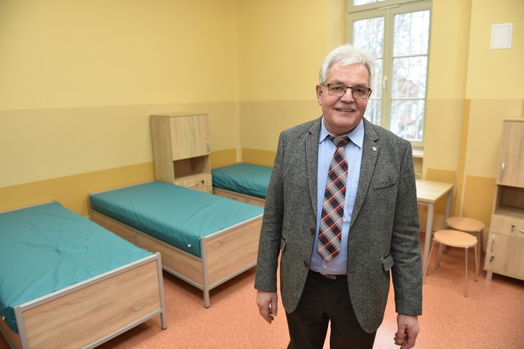 SZPITAL BABIŃSKIEGO W KRAKOWIE. WYREMONTOWANY BUDYNEK PSYCHIATRII