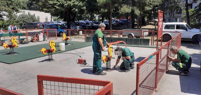 Obnova dečjeg igrališta, Voždovac