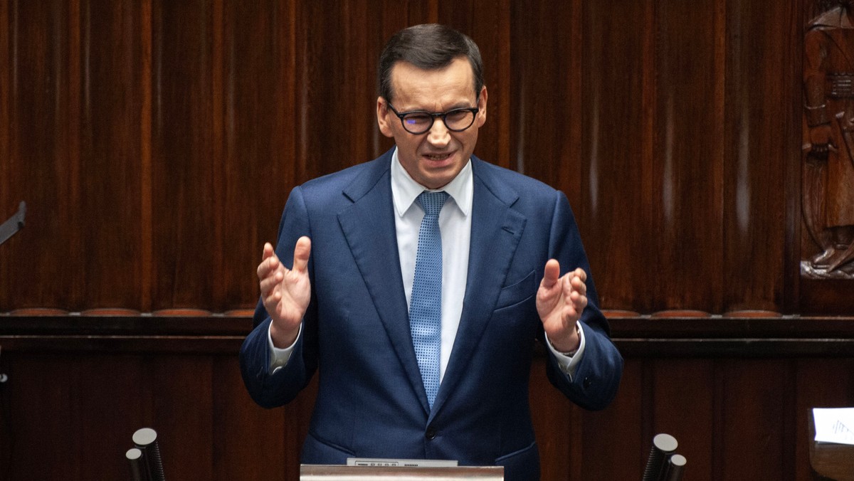 Mateusz Morawiecki w Sejmie