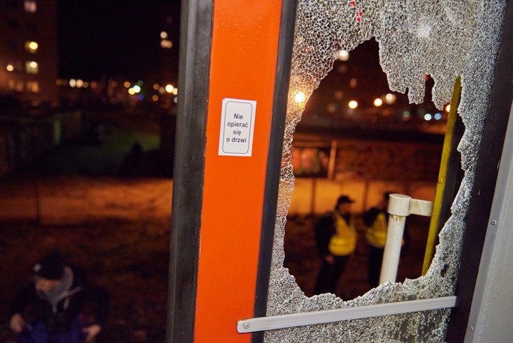 Kibole zaatakowali pociąg w Gdańsku