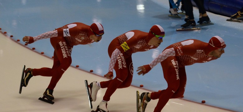 PŚ w łyżwiarstwie szybkim: męska drużyna tuż za podium