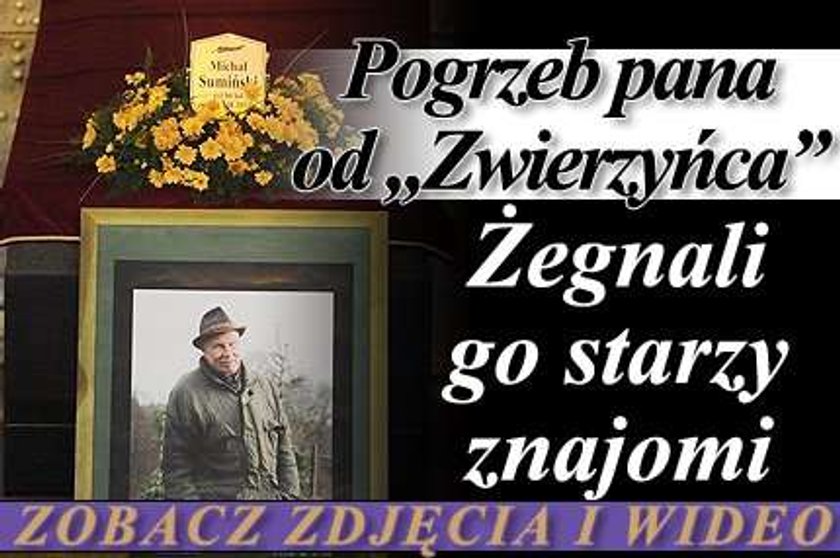 FILM/FOTO. Pogrzeb pana od "Zwierzyńca". Żegnali go starzy znajomi