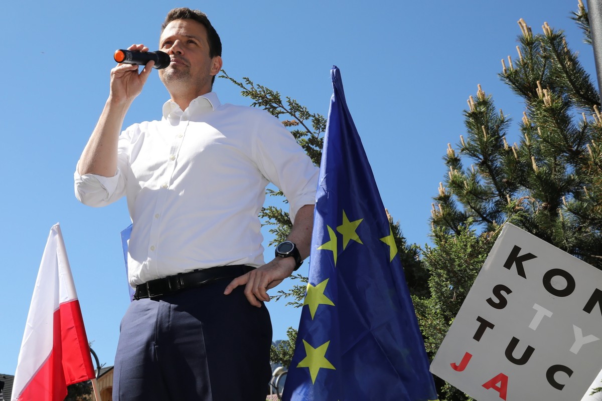 Rafał Trzaskowski na Krupówkach