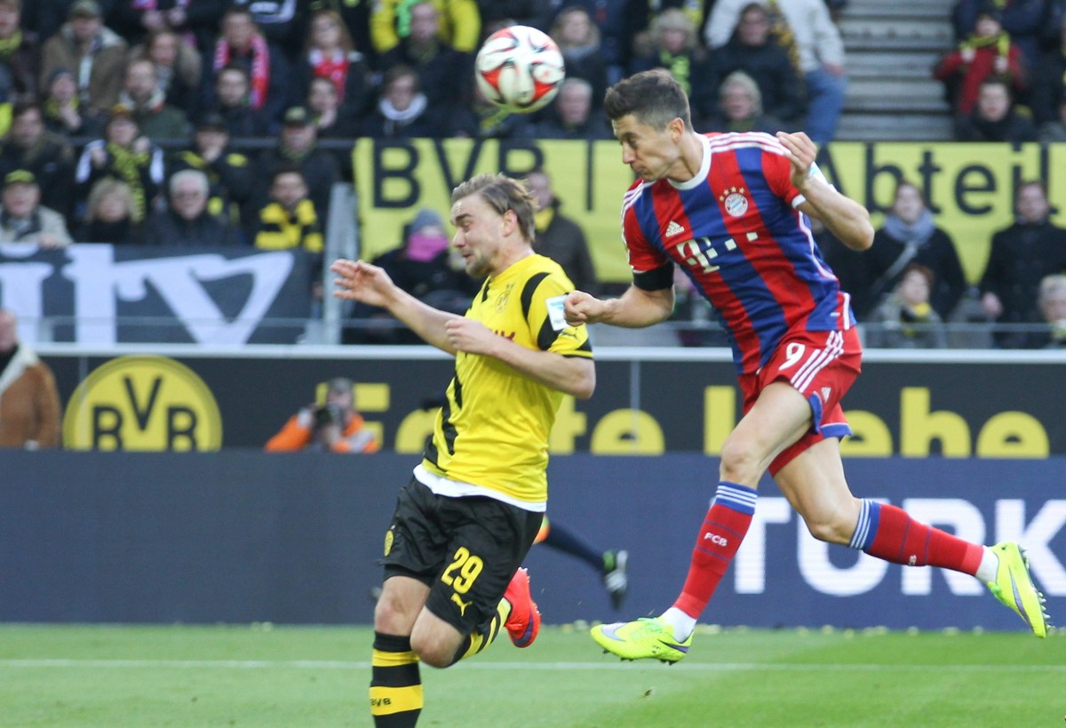 Lewandowski z "notą marzeń" po meczu z Borussią Dortmund