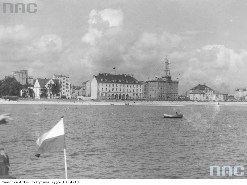 Panorama Gdyni od strony Zatoki Gdańskiej, 1933