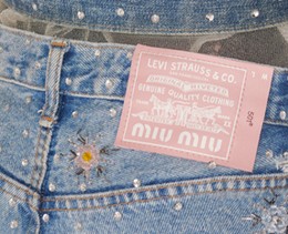 Upcycled by Miu Miu in collaboration with Levi's det 01