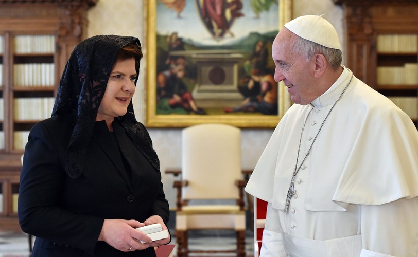 PAPIEŻ FRANCISZEK PRZYJĄŁ PREMIER SZYDŁO