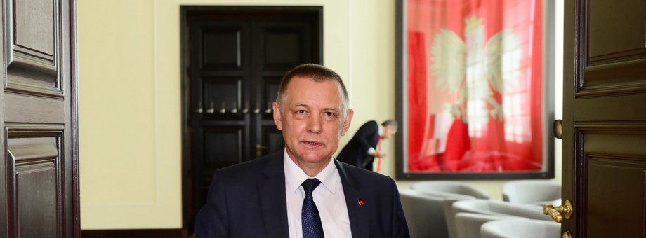 Minister finansów Marian Banaś 