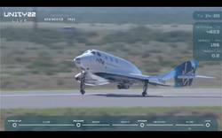 Richard Branson doleciał statkiem VSS Unity do granicy z kosmosem
