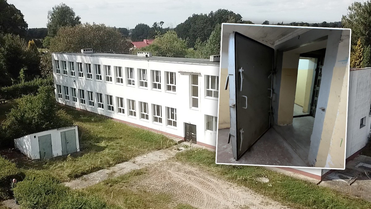 Schron z czasów PRL pod szkołą w Mielnie może chronić setki osób