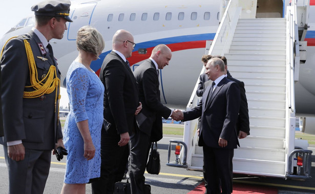 Prezydent Władimir Putin w Helsinkach