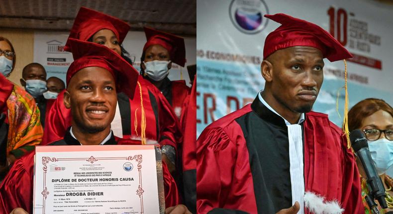 Didier Drogba: Chelsea legend honoured with doctorate degree