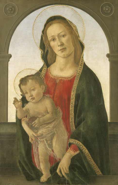 "Madonna z dzieciątkiem" Botticelli