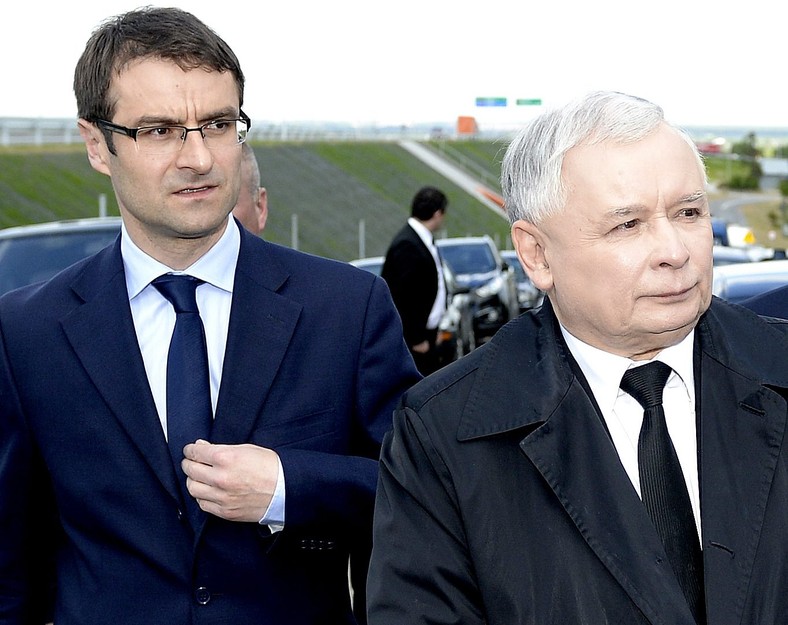 Tomasz Poręba i Jarosław Kaczyński