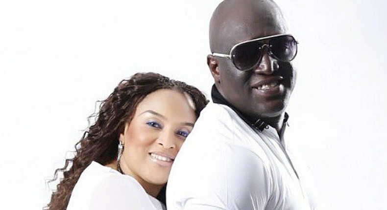 Sammy Okposo and wife, Ozioma 